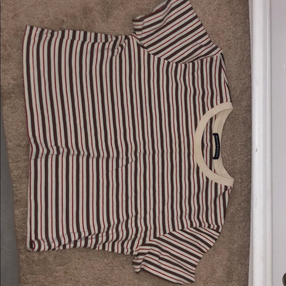 Brandy Melville top, red blue, dark orange